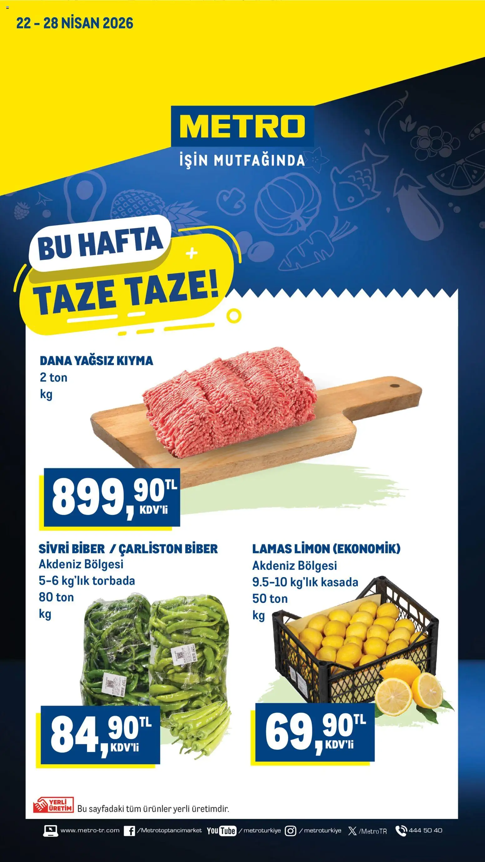 Metro Metro Katalog 22.04.2026 - Broşürünün önizlemesi