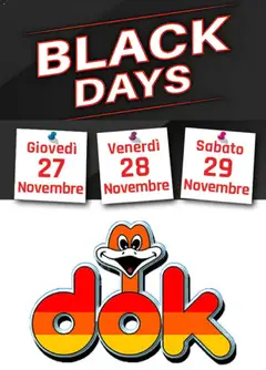 Anteprima dell'opuscolo Black Friday dal negozio DOK valido da 27/11/2025