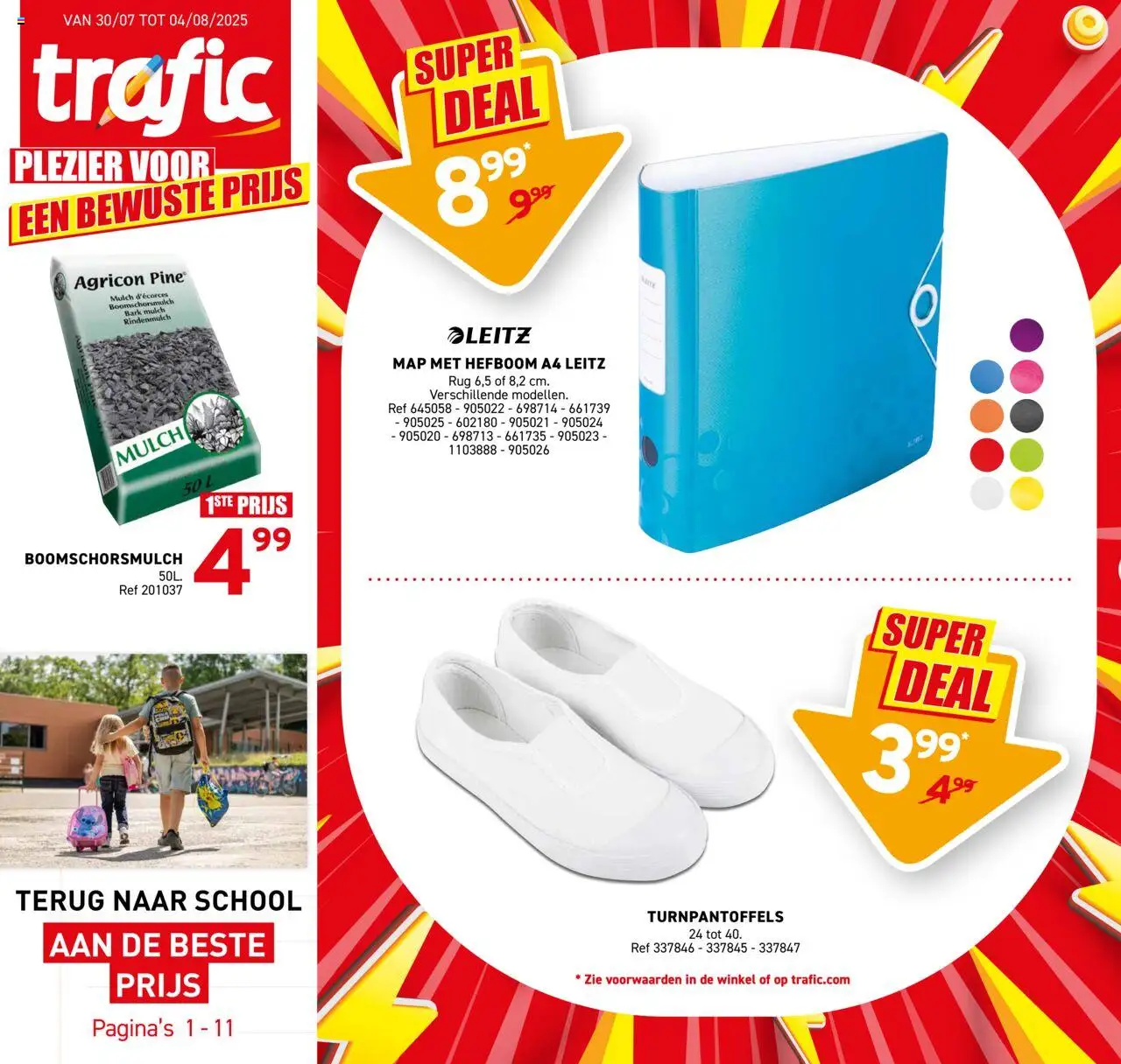 Trafic shop Folder geldig vanaf 30/07/2025 - Paginanummer 1