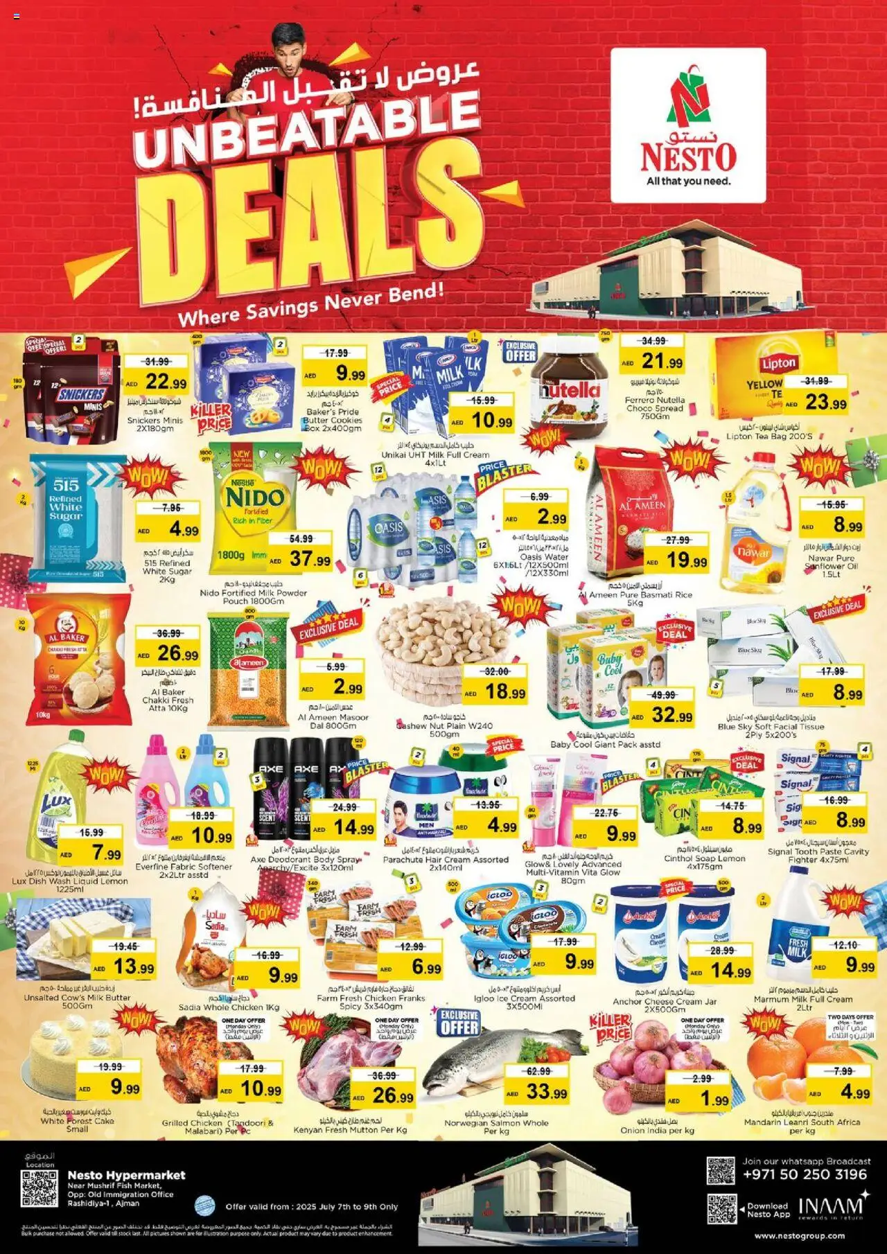 Catalogue Nesto catalog - the latest offers and deals valid from 7 Jul, 2025 page 1 - Cheese, Tea, Bag, Body spray