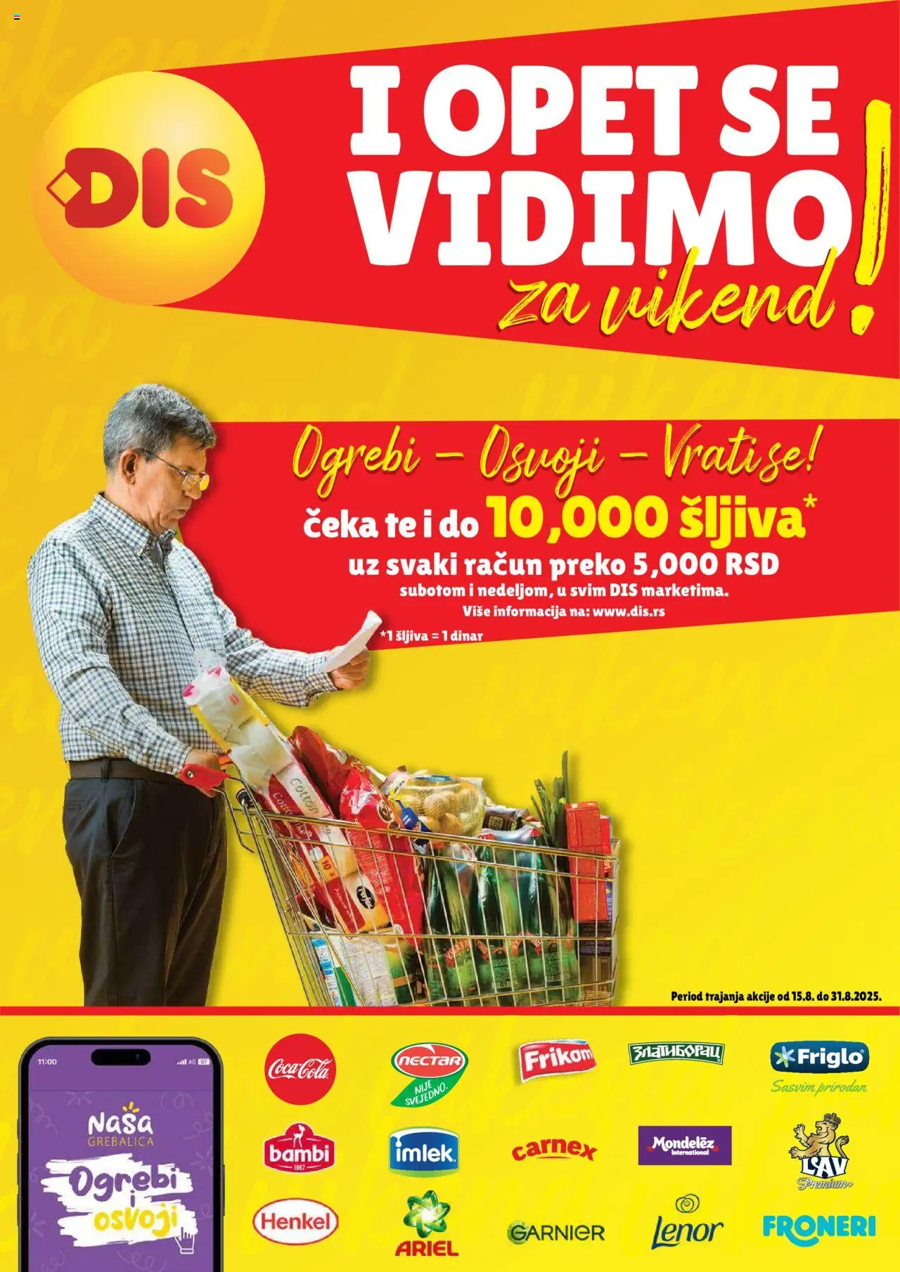 DIS katalog važi od 15.08.2025 - stranica 1 - Garnier, Šljiva, Ariel, Lenor