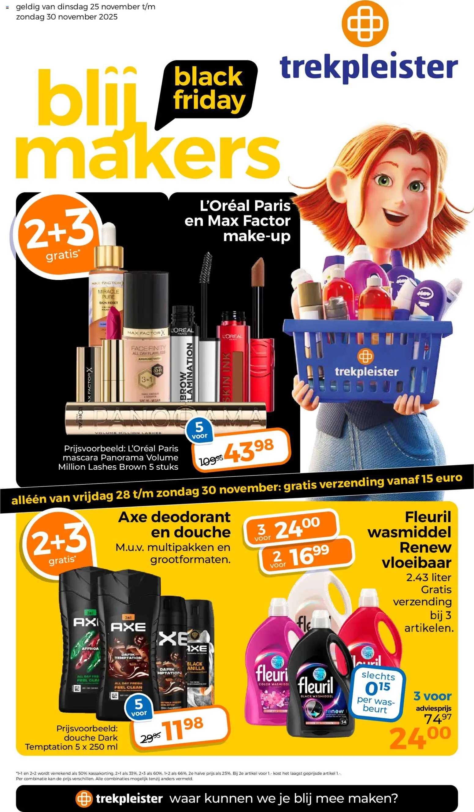 Voorbeeld van Black Friday van winkel Trekpleister geldig vanaf 25-11-2025