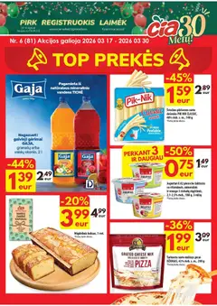 ČIA MARKET parduotuvės leidinio ČIA MARKET leidinys galiojančio nuo 2026.03.17 peržiūra