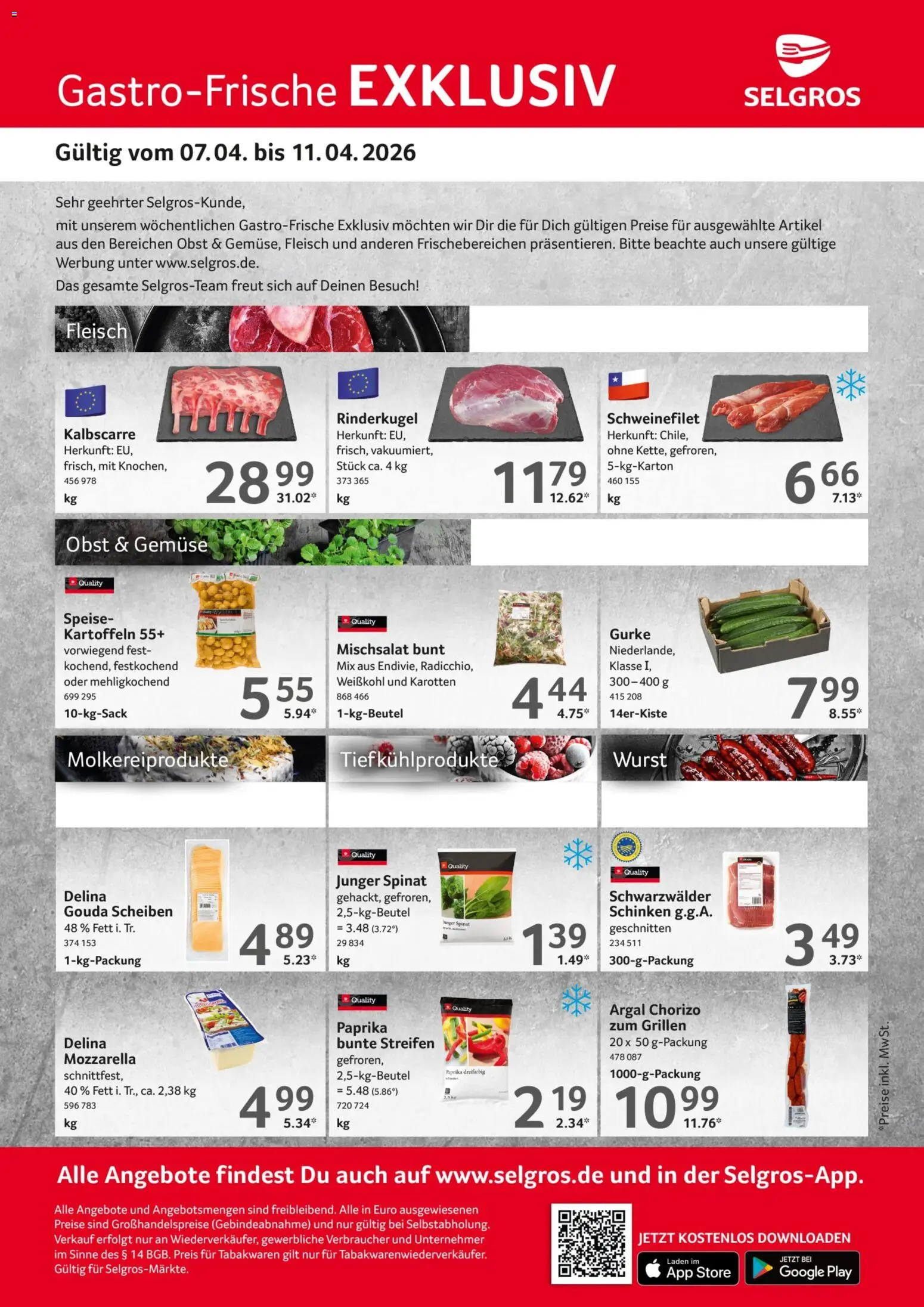 Vorschau von dem Prospekt des Geschäftes Selgros, gültig ab dem 07.04.2026