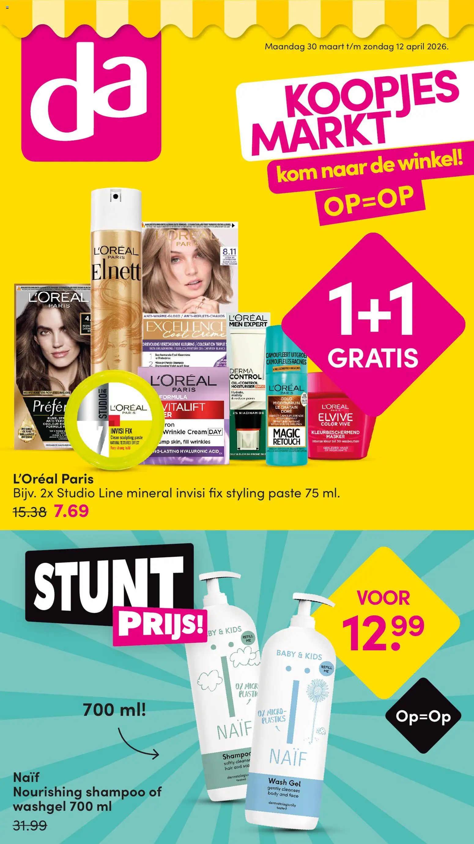 Voorbeeld van Da folder van winkel Da geldig vanaf 30-03-2026