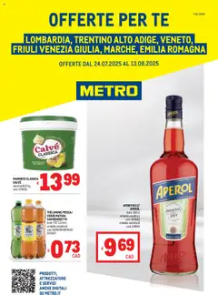 Anteprima dell'opuscolo Attuale volantino dal negozio Metro valido da 24/07/2025