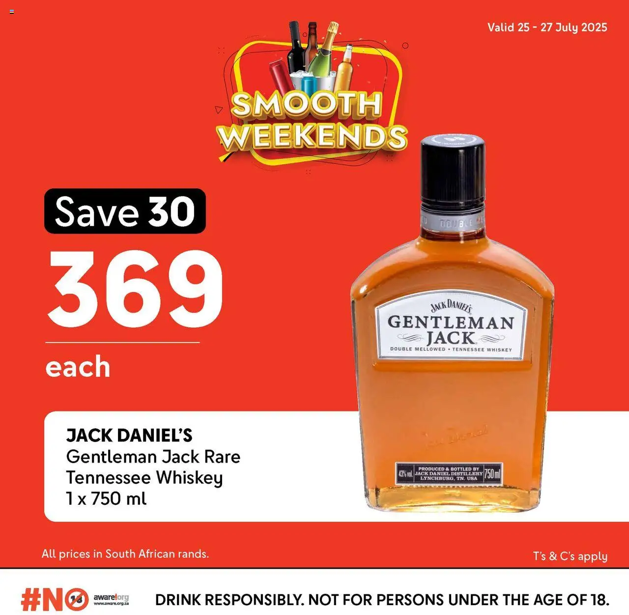 Makro Smooth Weekends from 25/07 - 27/07/2025 > Promotions - Whiskey