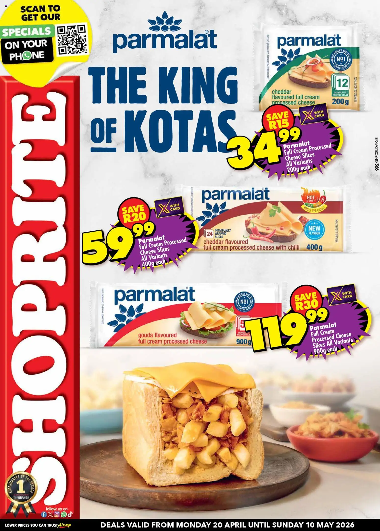 Preview of Shoprite flyer valid from 20/04/2026