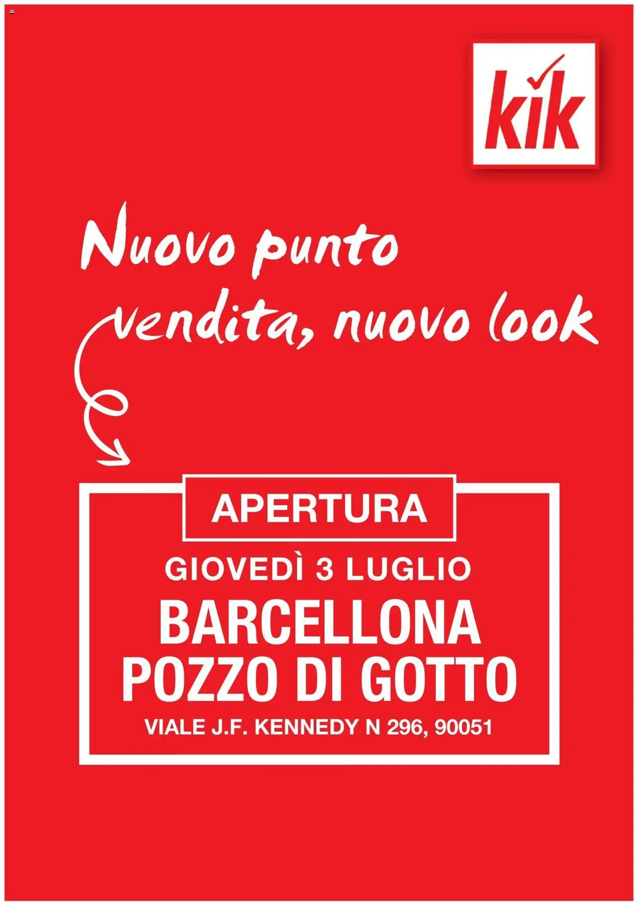 Volantino KiK valido da 29/06/2025 numero di pagina 1