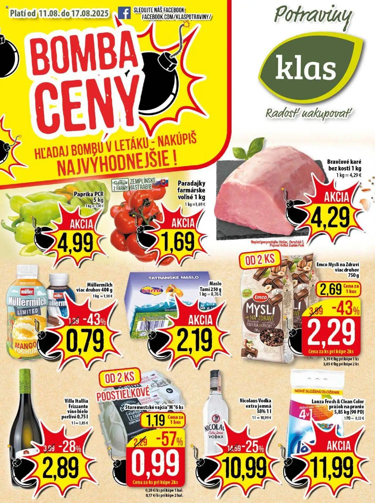 Klas Leták od pondelka 11.08.2025 > Aktuálny online
