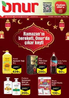 Onur Market Katalog 24.02.2026 - Broşürünün önizlemesi