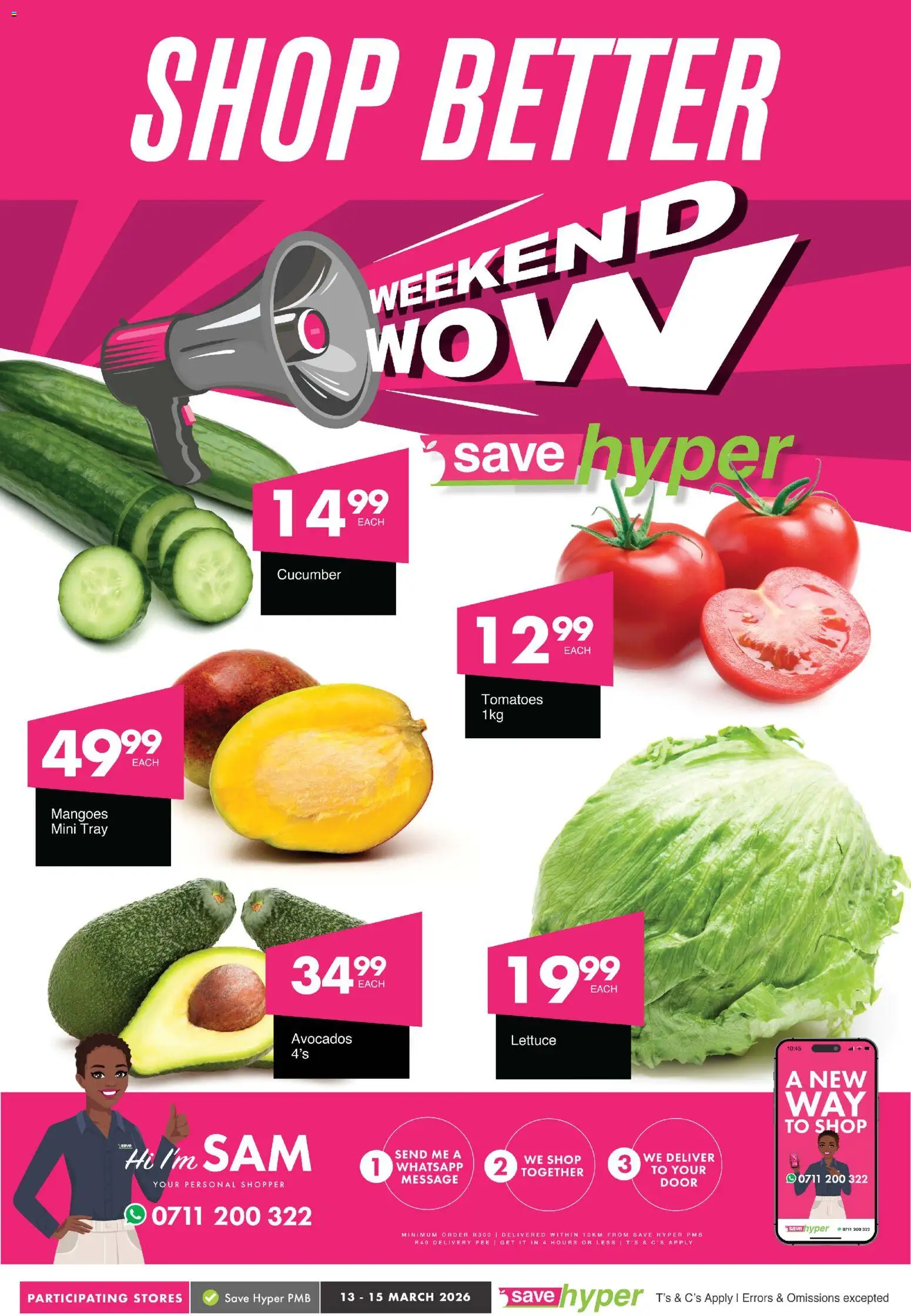 Preview of Save flyer valid from 13/03/2026