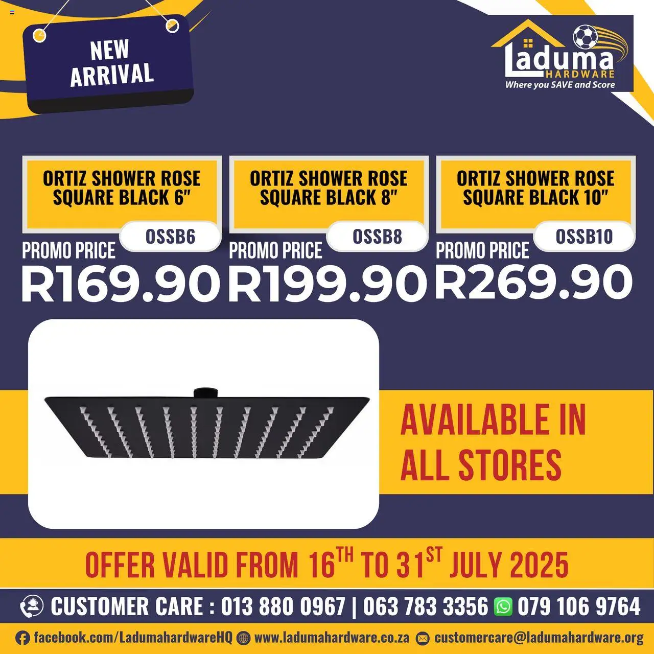 Laduma Hardware Specials from 16/07 - 31/07/2025 > Promotions