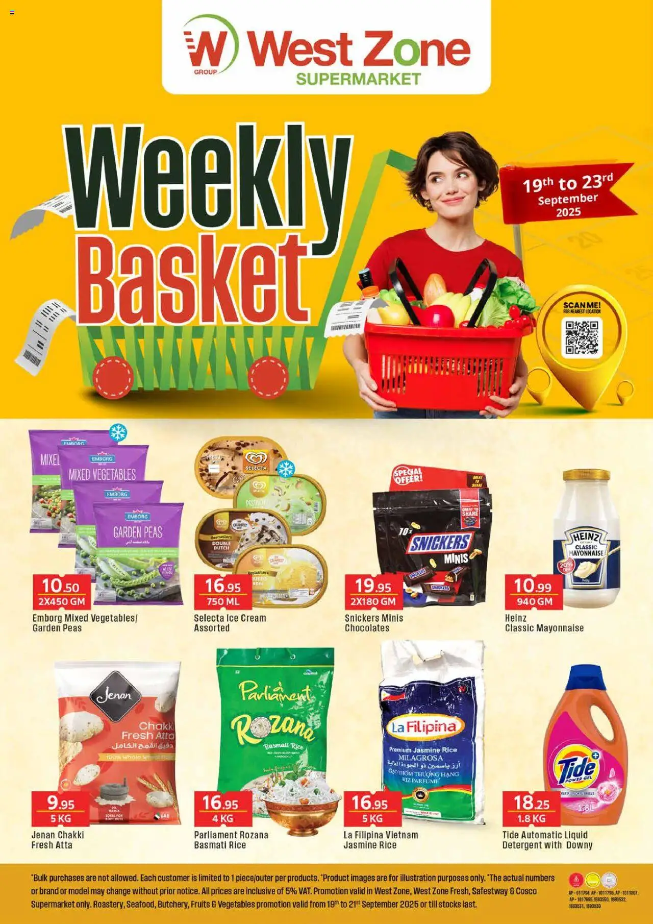 Catalogue Westzone Supermarket catalog - the latest offers and deals valid from 19 Sep, 2025 page 1