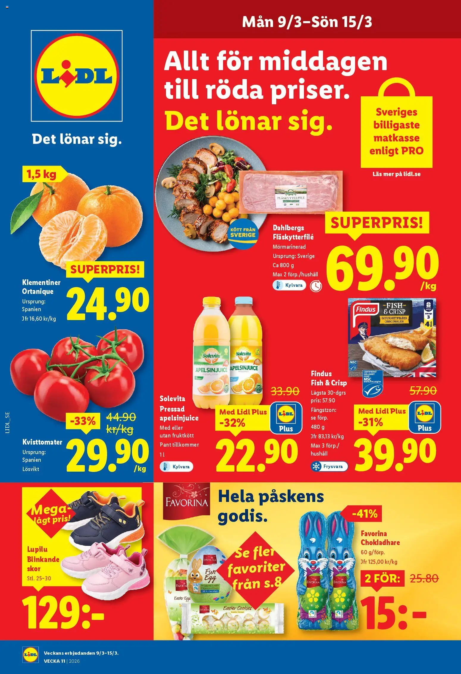 Förhandsgranska reklamblad Lidl erbjudanden från butik Lidl gäller från 09/03/2026