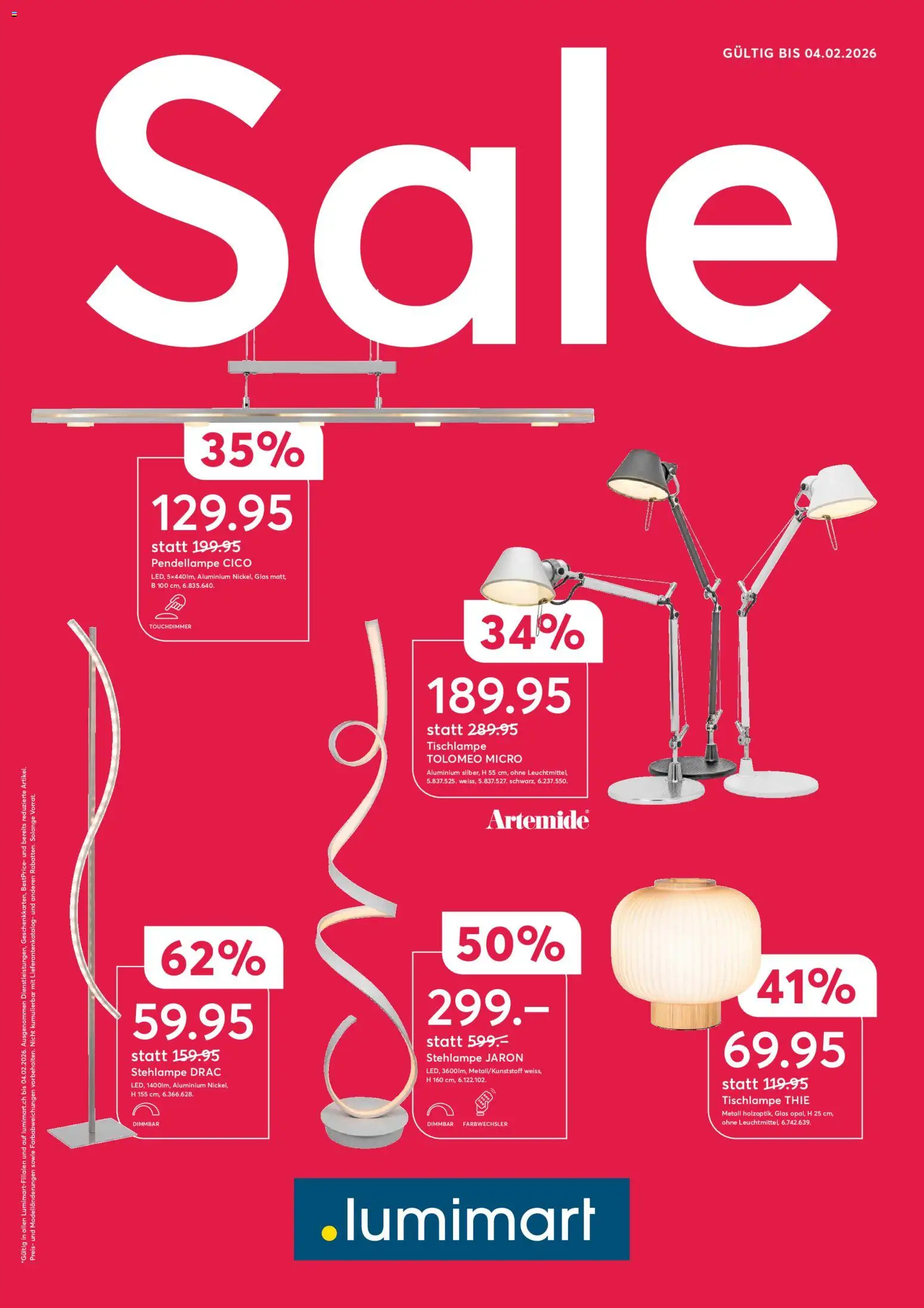 Vorschau des Merkblatts Aktionen vom Shop Lumimart gültig von 02.12.2025 bis 04.02.2026