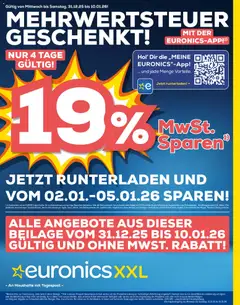 Vorschau von dem Prospekt des Geschäftes Euronics, gültig ab dem 31.12.2025