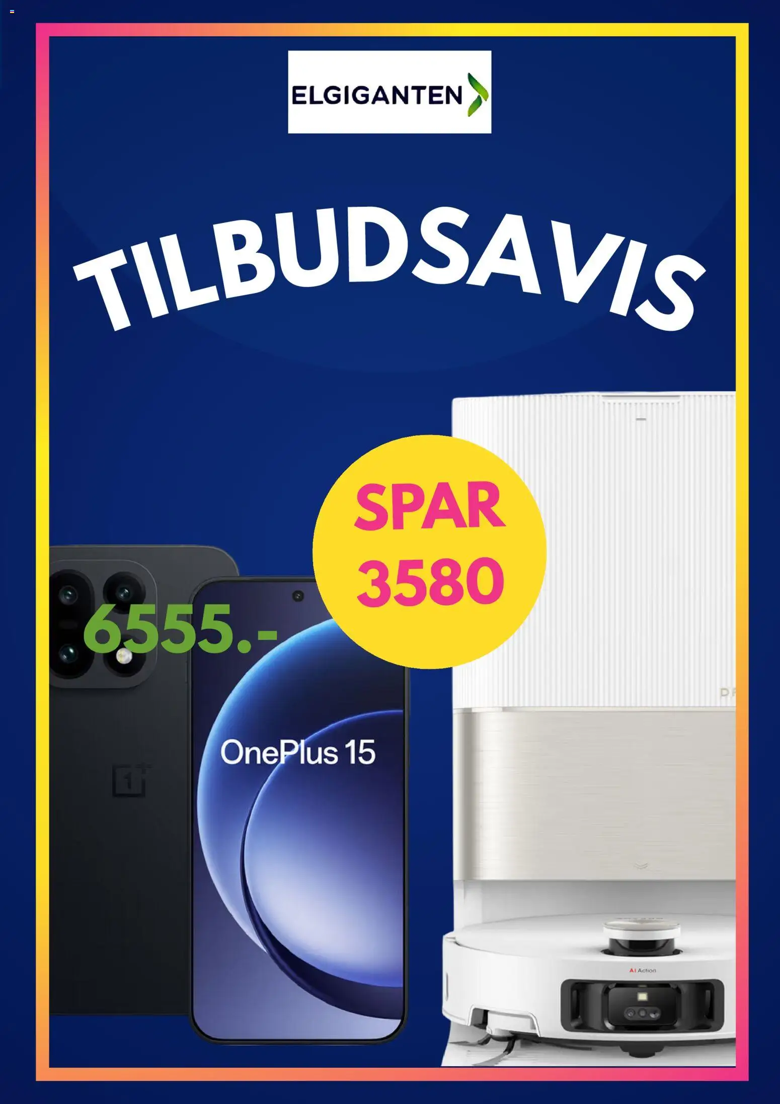 Eksempel på tilbudsavis Tilbudsavis fra butik Elgiganten gyldig fra 17/01/2026