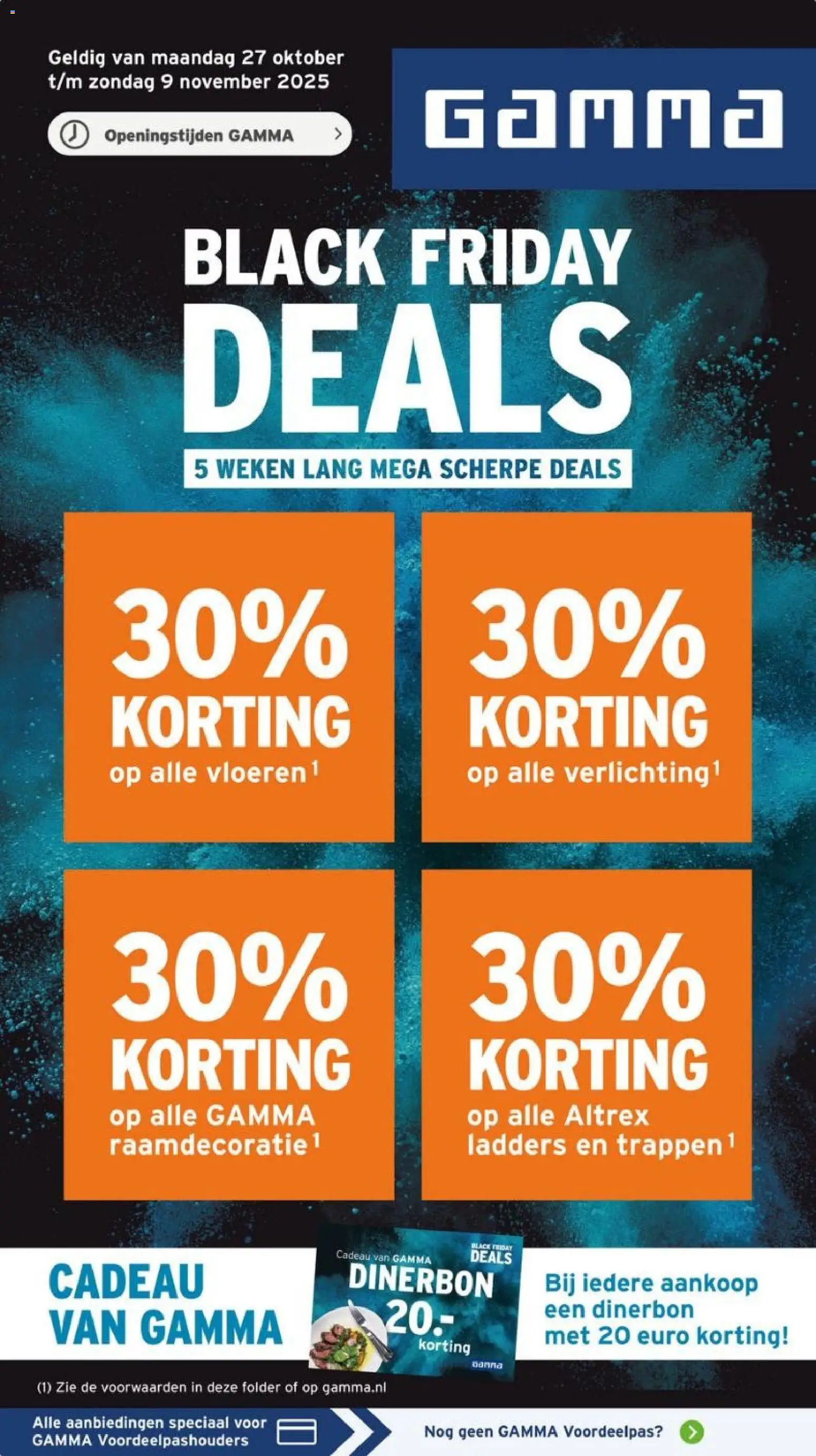 GAMMA shop Black Friday geldig vanaf 27-10-2025 - Paginanummer 1