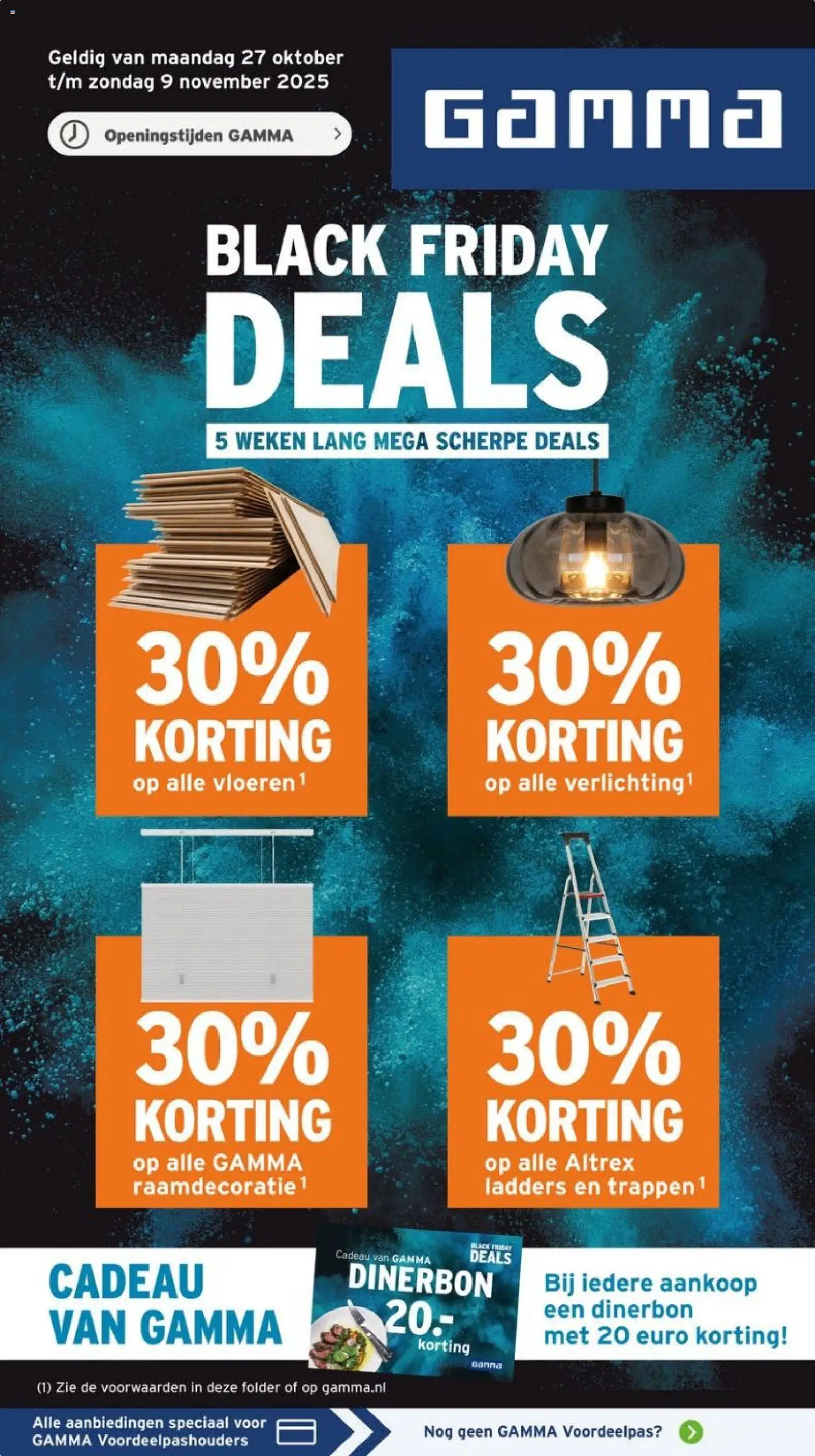Voorbeeld van Black Friday van winkel GAMMA geldig vanaf 27-10-2025 - Vloeren