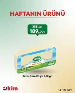 Kim Market Haftanın Ürünü 14.10.2025 - Broşürünün önizlemesi