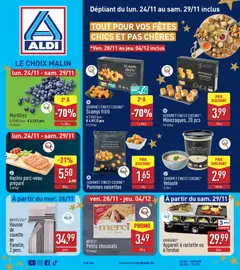Prévisualisation de Folder de la semaine 47 du magasin Aldi formulaire valide 24/11/2025