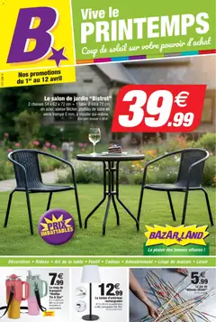 Prévisualisation de Bazarland catalogue du magasin Bazarland formulaire valide 01/04/2026