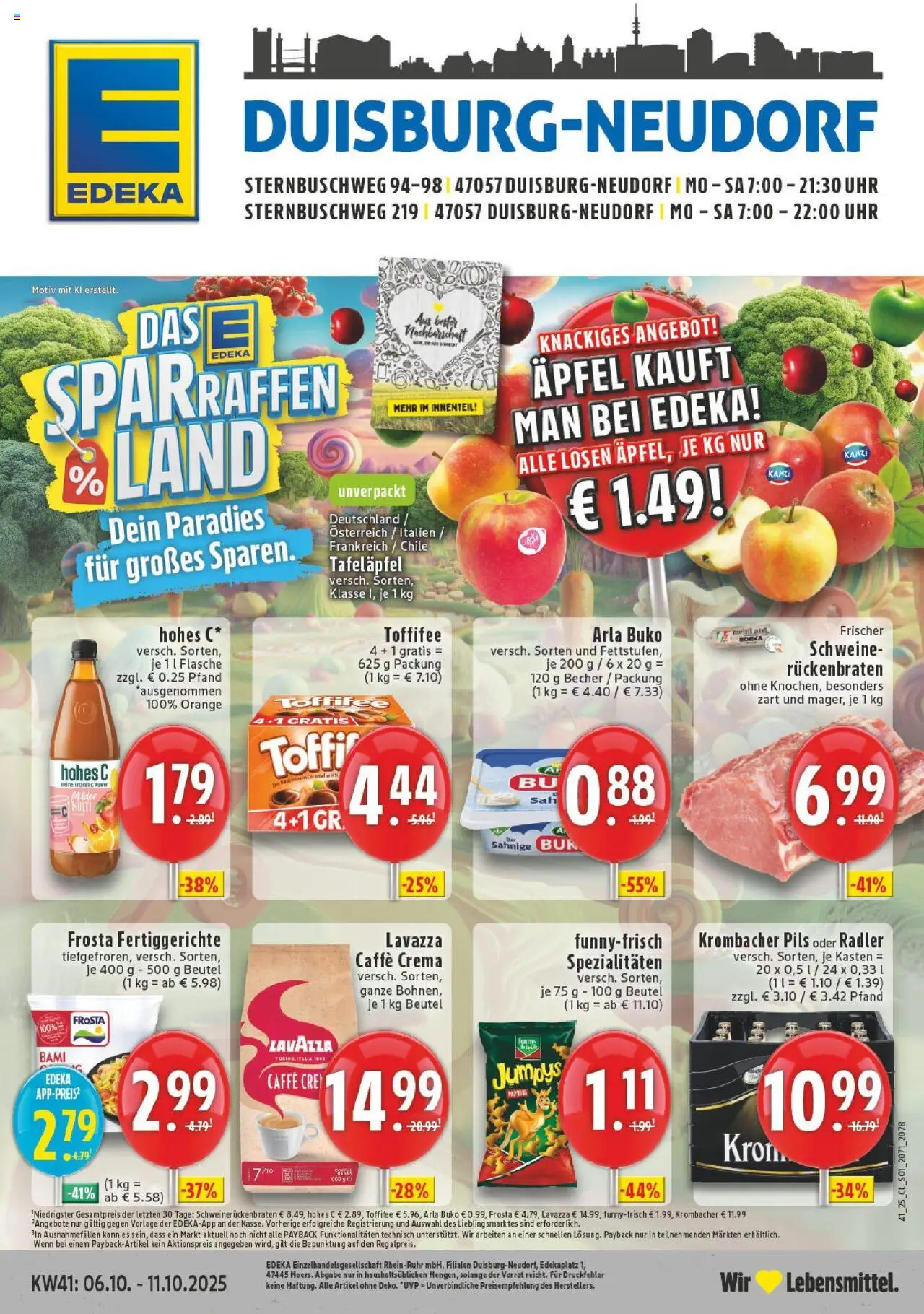 EDEKA Prospekt ab 06.10.2025 - Prospekt Duisburg Online