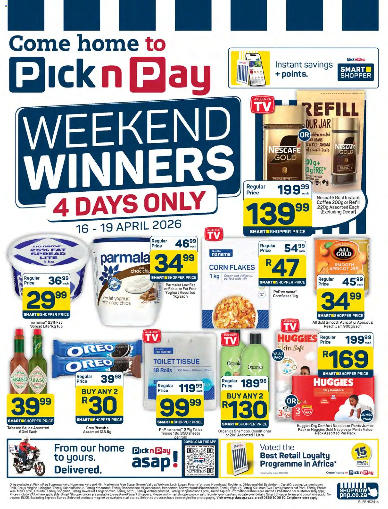 Preview of Pick n Pay flyer valid from 16/04/2026