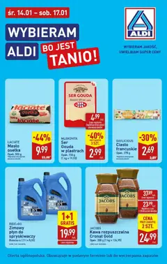 Pogląd gazetki "Wybieram Aldi bo jest tanio" ze sklepu Aldi ważnej od 14.01.2026