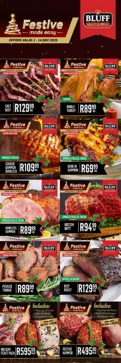 Preview of Bluff Meat Supply flyer valid from 01/12/2025