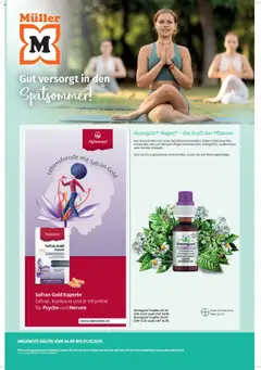 Vorschau des Merkblatts Aktionen Spätsommer vom Shop Müller gültig von 04.09.2025 bis 01.10.2025