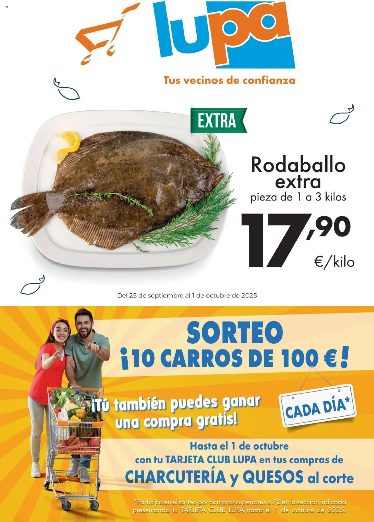 Lupa Supermercados Folleto > 25/09 - 01/10/2025 > Ofertas