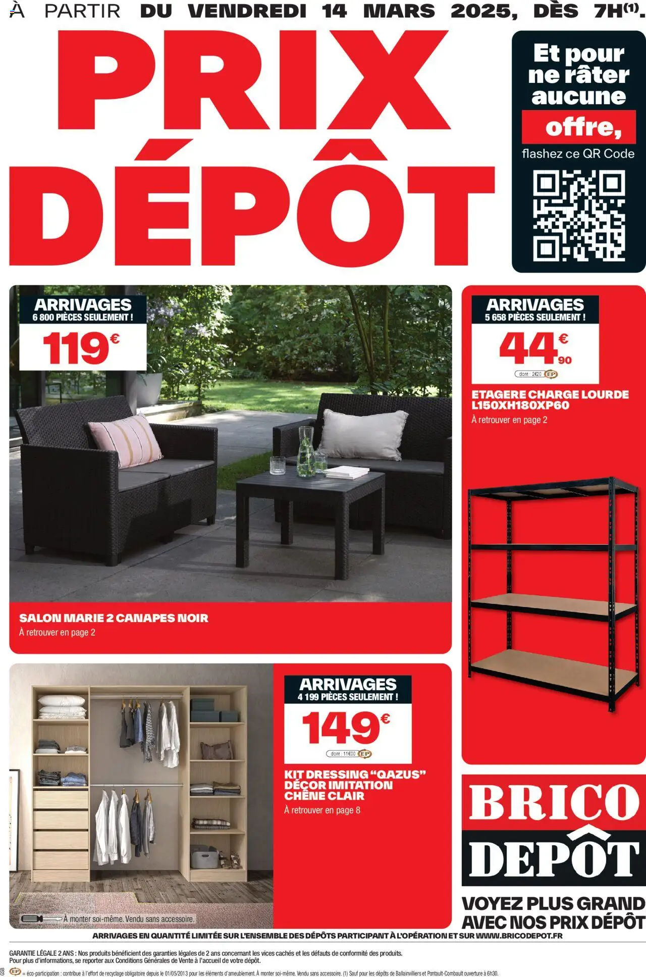 BRICO DÉPÔT catalogue arrivage 28/03/2025 » Promo France