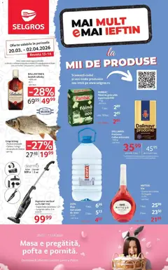 Previzualizarea de cataloage: Selgros Selgros Catalog valabil de la 20.03.2026