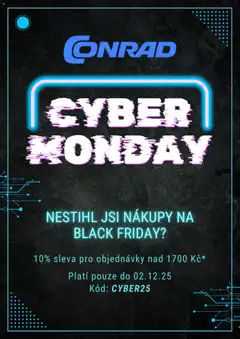 Náhled nabídky: Conrad Cyber Monday platný od 01.12.2025