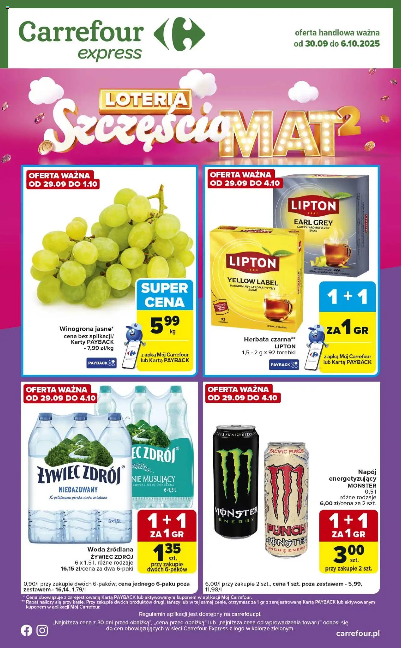 Carrefour Express II od 30.09.2025 - Nowa Gazetka - Numer strony 1