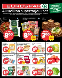 Kaupan Tokmanni EUROSPAR esikatselu, voimassa 12/01/2026