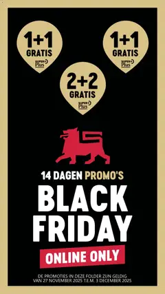 Voorbeeld van Black Friday van winkel Delhaize geldig vanaf 27/11/2025