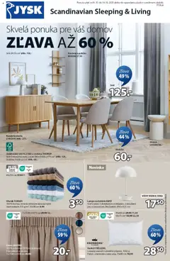 Náhľad JYSK letáku platného od 08.10.2025
