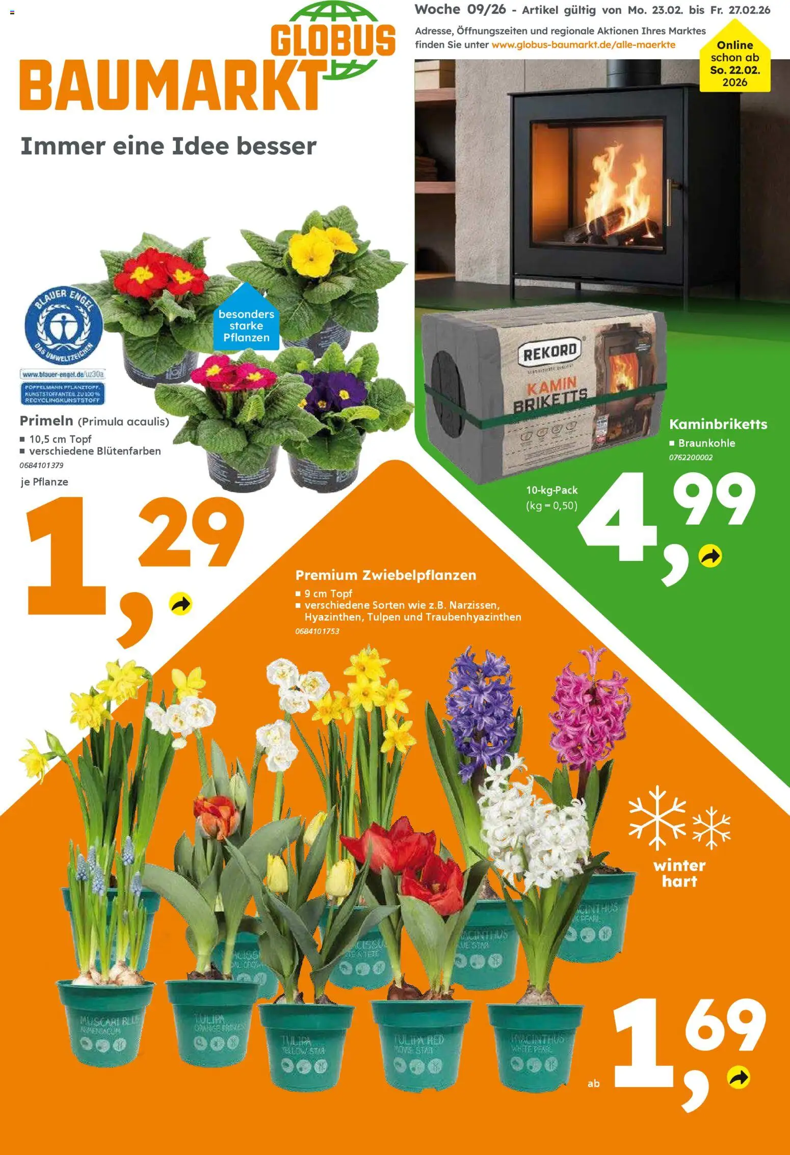 Vorschau von dem Prospekt des Geschäftes Globus Baumarkt, gültig ab dem 23.02.2026