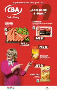 CBA - CBA akciós újság megtekintése, amely érvényes 2026.04.16.-től