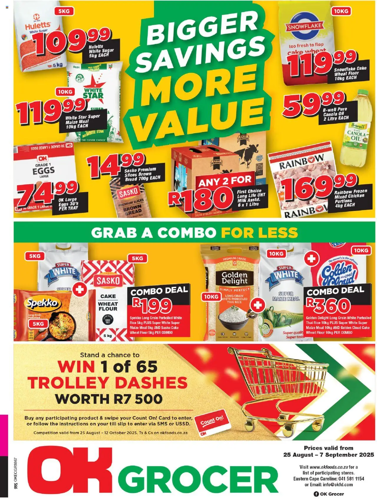 OK Foods Eastern Cape - OK Grocer from 25/08 - 07/09/2025 > Promotions