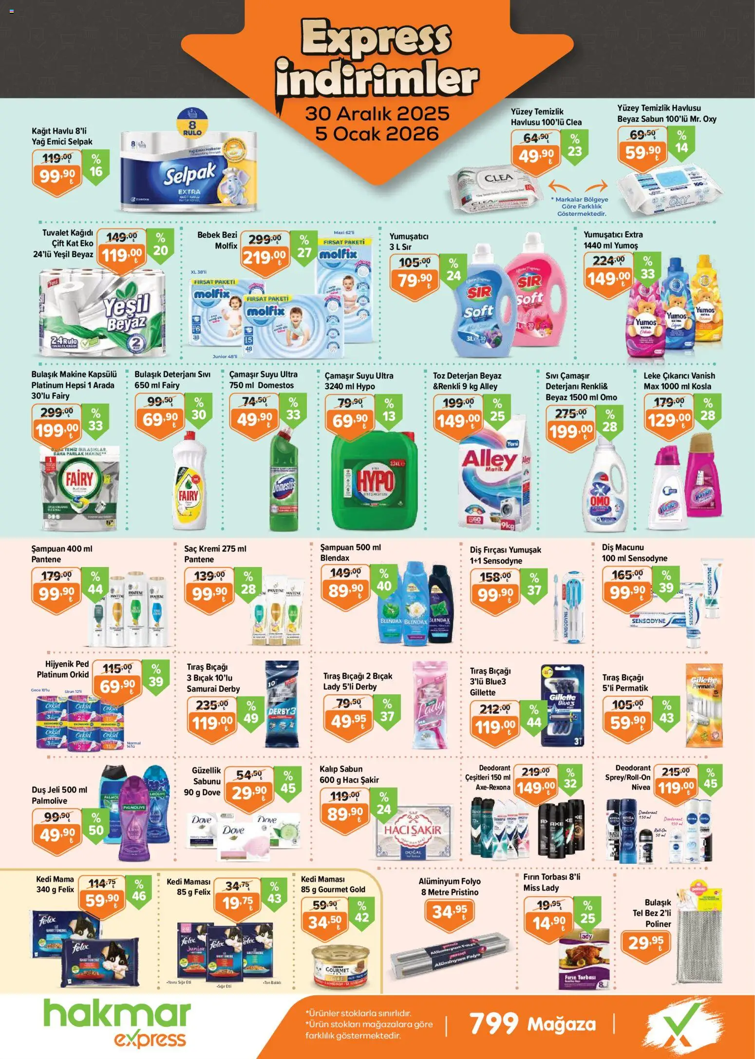 Hakmar Express Express İndirimler 30.12.2025 - Broşürünün önizlemesi