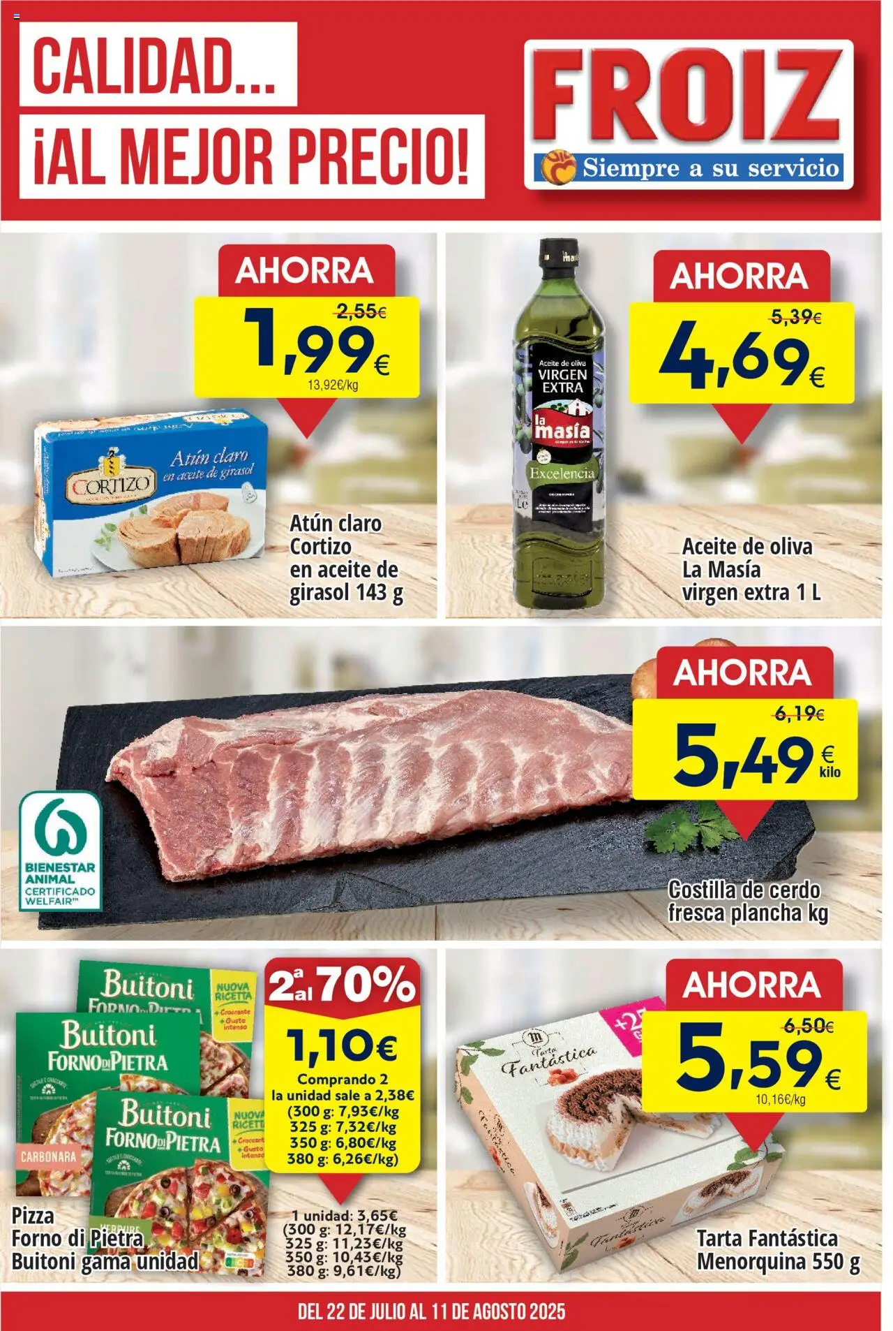 Froiz Folleto > 22/07 - 11/08/2025 > Ofertas