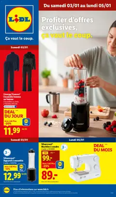 Prévisualisation de Catalogue les bonnes affaires de la semaine du magasin LIDL formulaire valide 03/01/2026