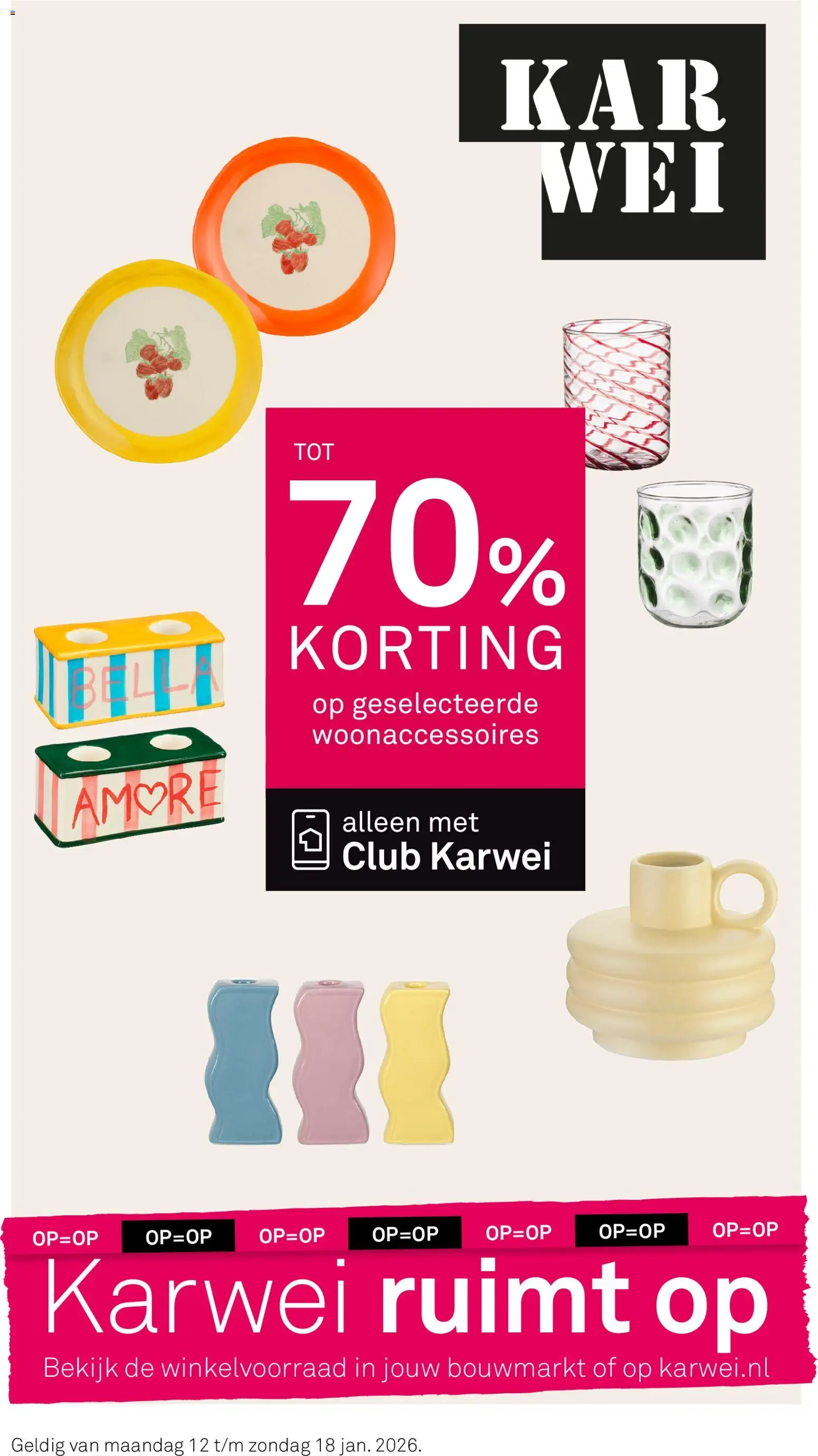 Voorbeeld van Folder van winkel KARWEI geldig vanaf 12-01-2026