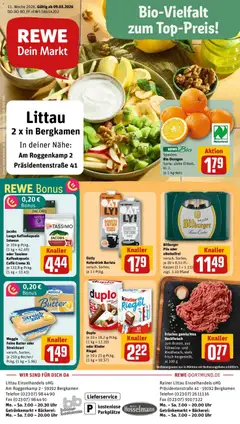 Vorschau von dem Prospekt des Geschäftes Rewe, gültig ab dem 09.03.2026