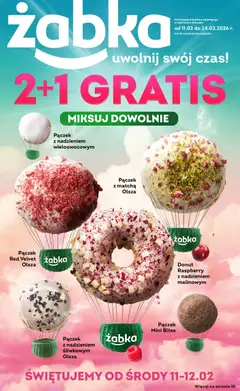 Pogląd gazetki "Gazetka" ze sklepu Żabka ważnej od 11.02.2026
