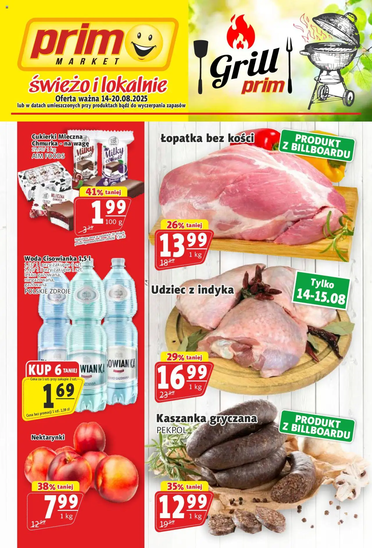 Prim Market Gazetka od 14.08.2025 - Nowa Gazetka - Numer strony 1